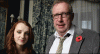 Mark Williams i Evanna Lynch
